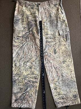 Mossy Oak Field Staff Brush Camo Cargo Hunting Pants Men's Size 38